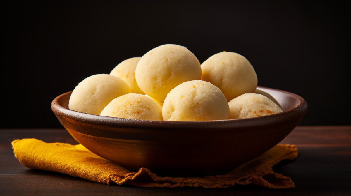 Bolitas de masa de arepas